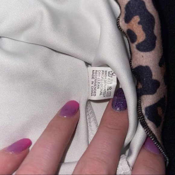 Cheetah Leopard Pajama Long Sleeve Top - Picture 6 of 7